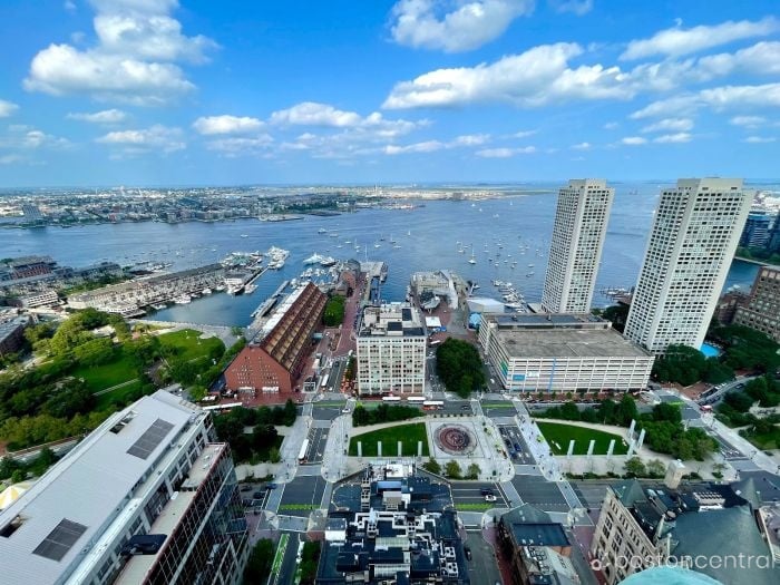 customs house boston observatory view boston harbor